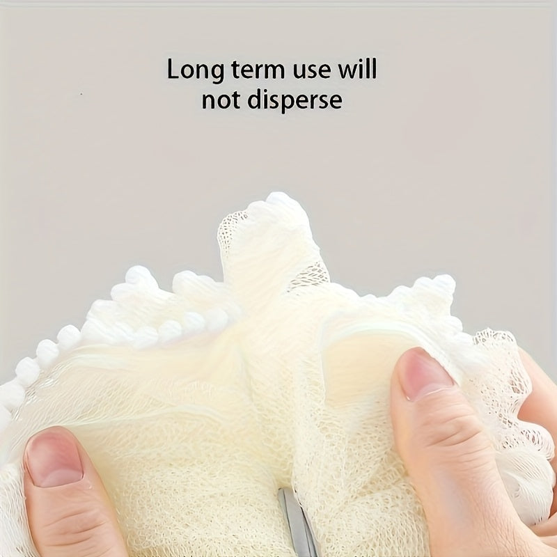 8pcs Set Of Gentle Exfoliating Bath Sponge To Enhance Your Bathing Effect: Luxurious, Large Bubble Bath Ball - Super Soft, Cute, Dual-use, Ultimate Care