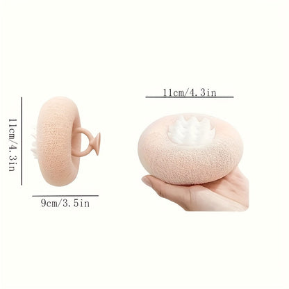 Super Soft Sunflower Suction Cup Bath Ball, 2024 New 2-in-1 Sunflower Bath Ball, Exfoliating Bath Sponge Cleaning Brush With Suction Cup Shower Sponges For Women Men