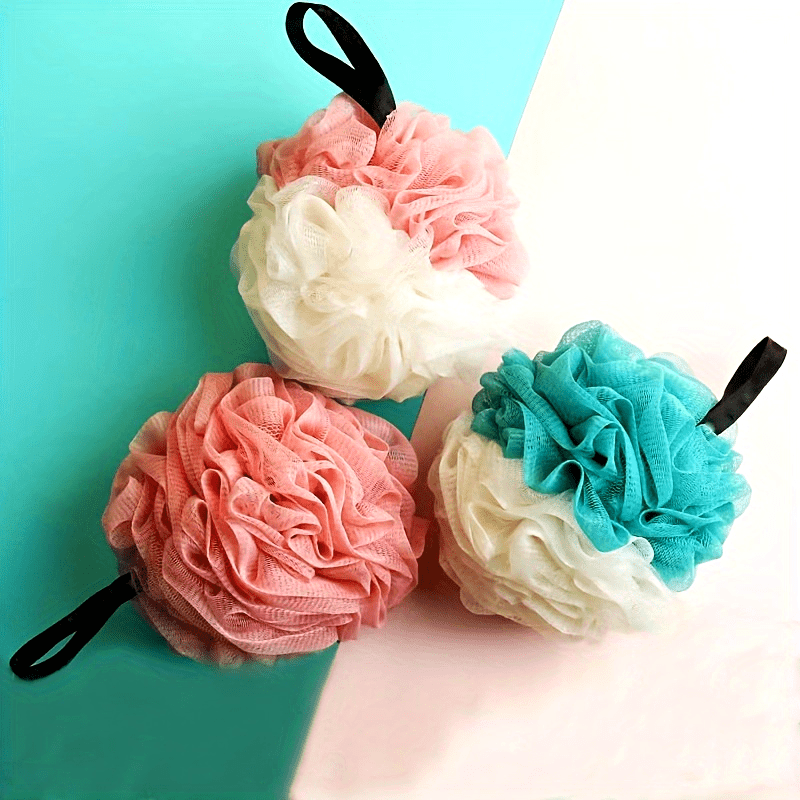 1pc Bath Ball, Cleaning Ball, Random Color, Bath Accs